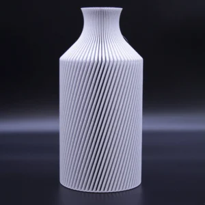 3D gedruckte Vase Groove Bottle Stone